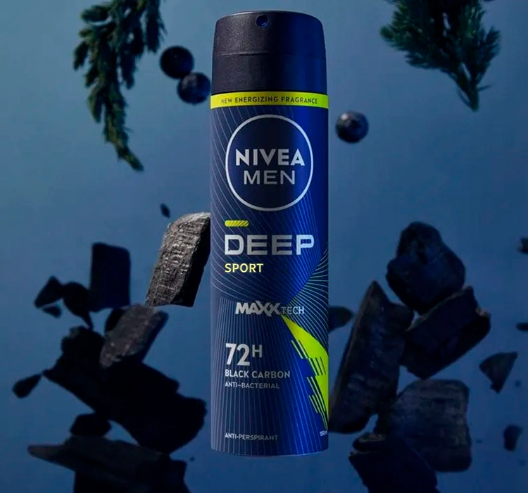 NIVEA MEN DEEP SPORT ANTITRANSPIRANT SPRAY FÜR MÄNNER 150ML