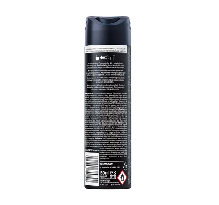 NIVEA MEN INVISIBLE ANTITRANSPIRANT SPRAY 150 ML