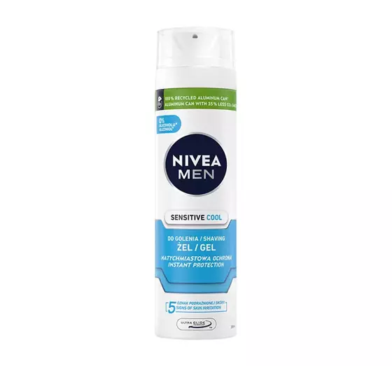 NIVEA MEN SENSITIVE COOL KÜHLENDES RASIERGEL 200ML