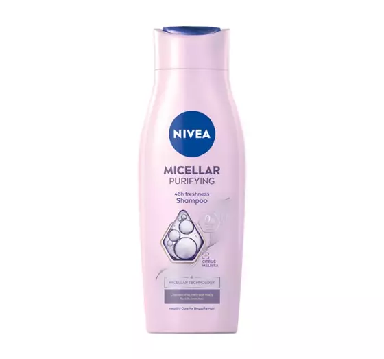 NIVEA MICELLAR PURIFYING SHAMPOO MIT MIZELLENTECHNOLOGIE FÜR FRISCHES HAAR 400ML