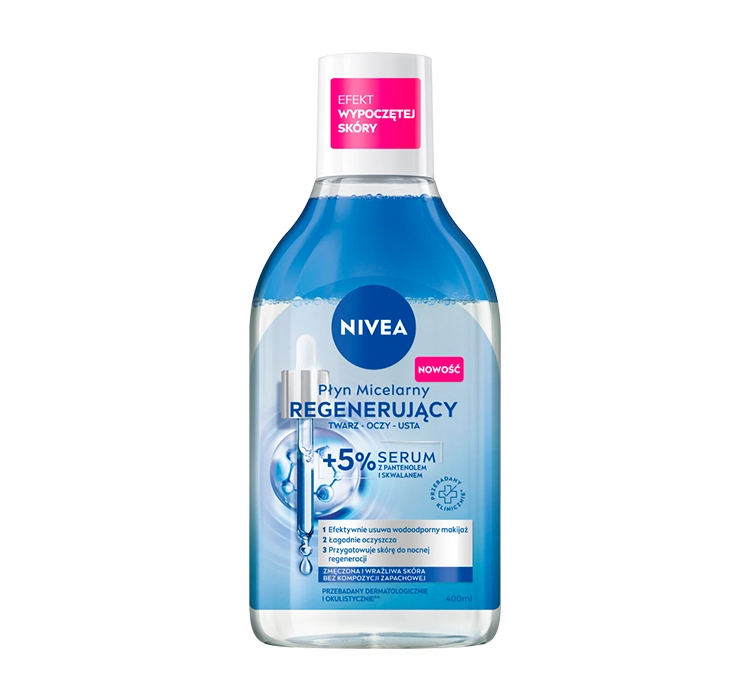 NIVEA REGENERIERENDES 2 PHASEN MIZELLENWASSER MIT 5% SERUM 400ML