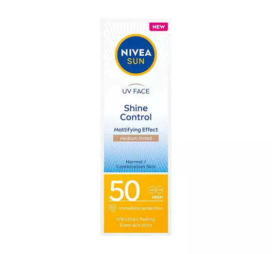 NIVEA SUN SHINE CONTROL MATTIERENDE GESICHTSCREME SPF 50 50ML