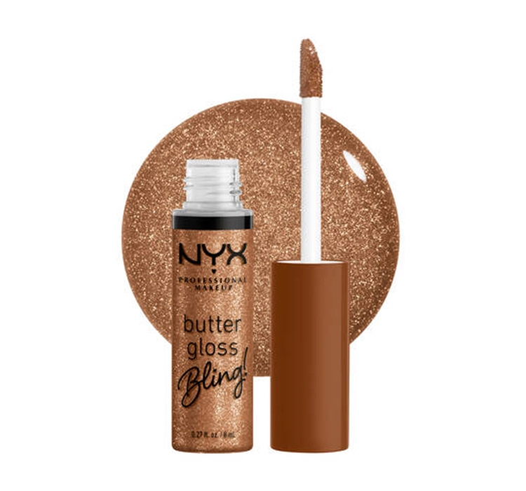 NYX PROFESSIONAL MAKEUP BUTTER GLOSS BLING LIPGLOSS 04 PAY ME IN GOLD 8ML