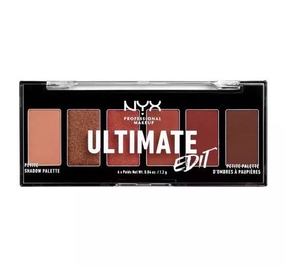 NYX PROFESSIONAL MAKEUP ULTIMATE EDIT PETITE PALETTE USPP01 WARM NEUTRALS 6X1,2G