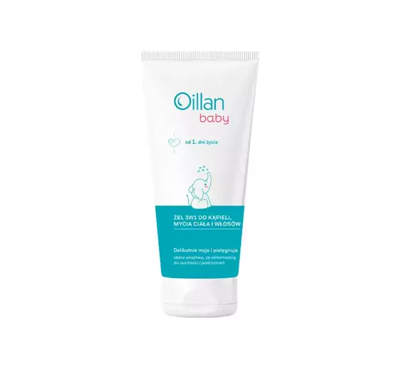 OILLAN BABY GEL 3IN1 ZUM BADEN, KÖRPER UND HAARWASCHEN 200ML