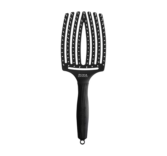 OLIVIA GARDEN FINGERBRUSH IONIC HAARBÜRSTE LARGE BLACK