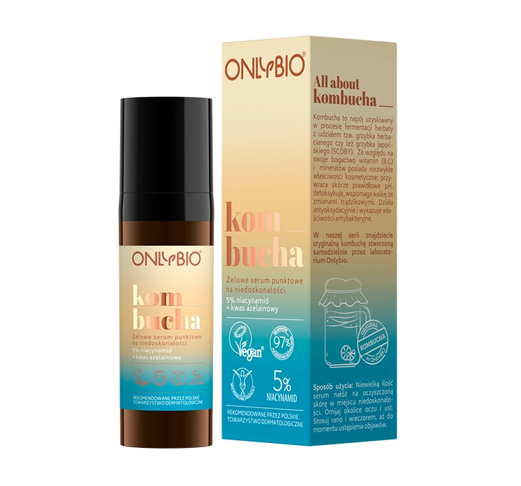 ONLYBIO KOMBUCHA GEL SERUM GEGEN UNREINHEITEN 15ML