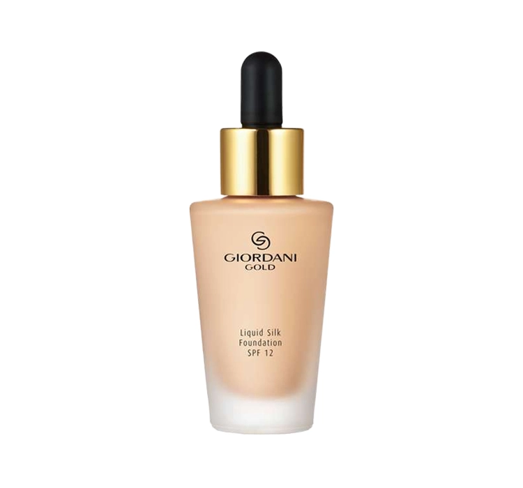 ORIFLAME GIORDANI GOLD LIQUID SILK FOUNDATION SPF12 VANILLA 30ML