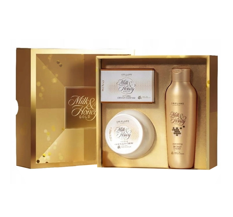 ORIFLAME MILK & HONEY GOLD KOSMETIKSET ZUR PFLEGE