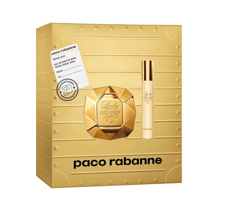 PACO RABANNE LADY MILLION EDP SPRAY 80ML + 20ML SET