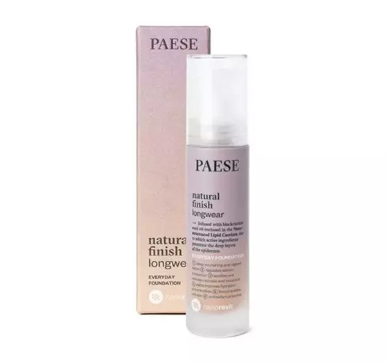 PAESE NANOREVIT LANGANHALTENDES FOUNDATION MIT NATÜRLICHEM FINISH 03 SAND 30ML