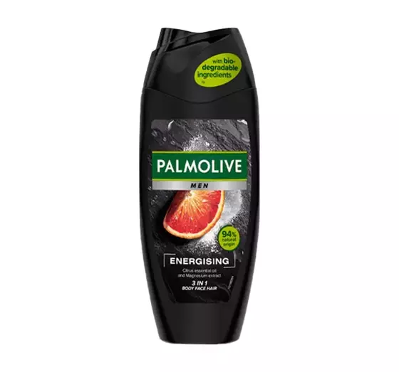 PALMOLIVE MEN ENERGISING 3IN1 DUSCHGEL FÜR KÖRPER GESICHT UND HAARE 500ML