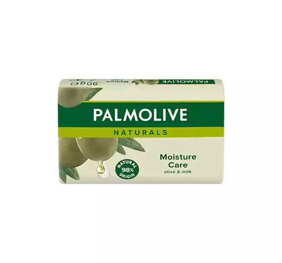 PALMOLIVE NATURALS MOISTURE CARE OLIVE & MILK SEIFENSTÜCK FÜR GESICHT HÄNDE UND KÖRPER 90G