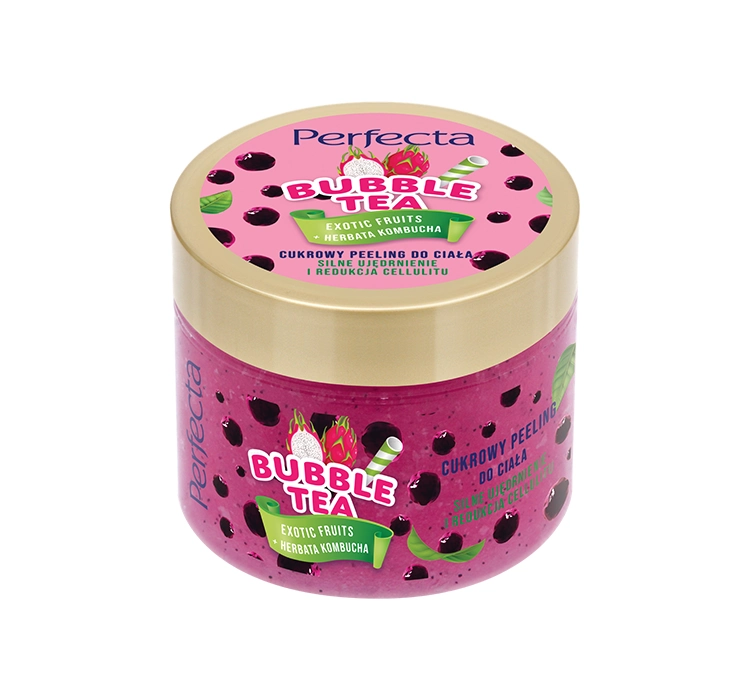 PERFECTA BUBBLE TEA KÖRPERPEELING EXOTIC FRUITS + KOMBUCHA TEE 300G