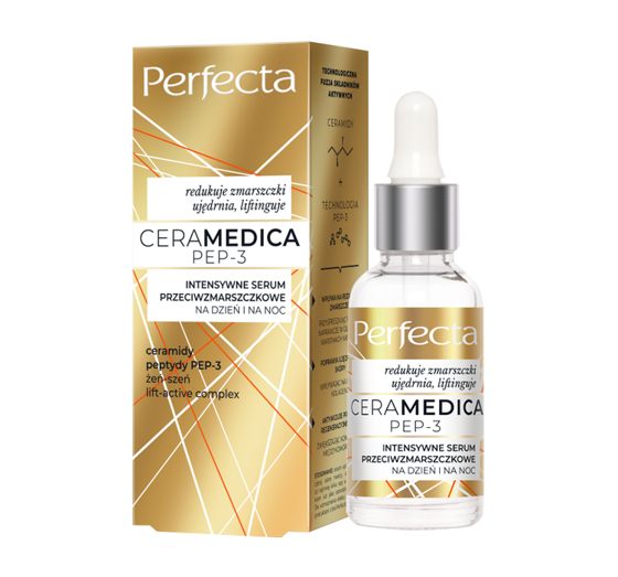 PERFECTA CERAMEDICA PEP-3 INTENSIVES ANTI FALTEN SERUM FÜR TAG UND NACHT  30ML