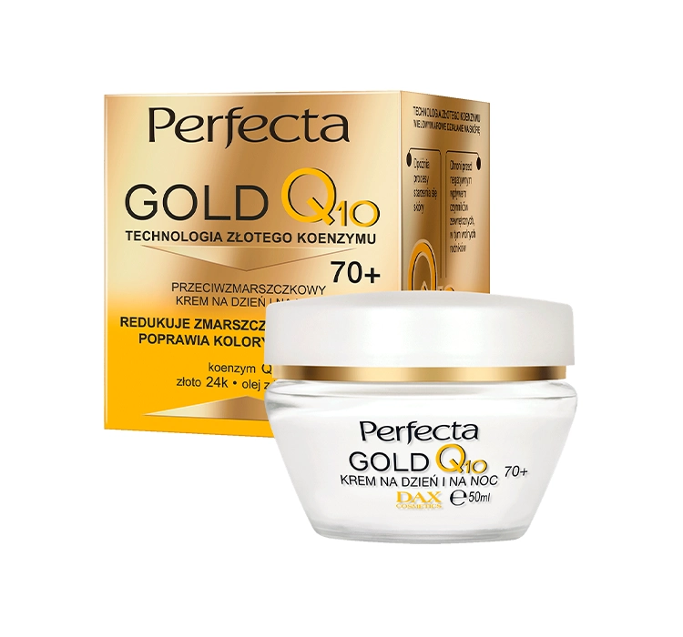 PERFECTA GOLD Q10 ANTI FALTEN CREME FÜR TAG UND NACHT 70+ 50ML