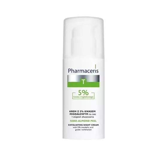 PHARMACERIS T SEBO ALMOND PEEL NACHTCREME MIT 5% MANDELSÄURE 50ML