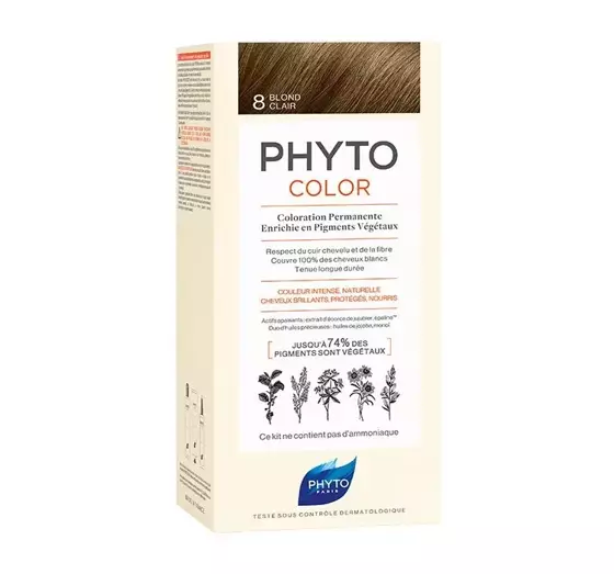 PHYTO PHYTOCOLOR HAARFARBE 8 LIGHT BLONDE