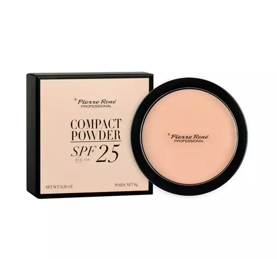 PIERRE RENE COMPACT POWDER SPF 25 GESICHTSPUDER 02 BASIC 8G