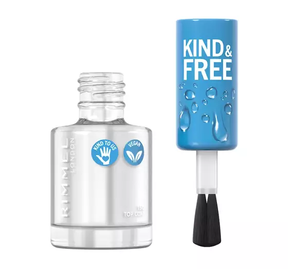 RIMMEL KIND & FREE VEGANER NAGELLACK 150 TOP COAT 8ML