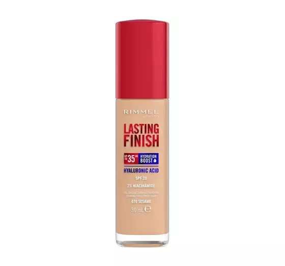 RIMMEL LASTING FINISH 35HR FOUNDATION 070 SESAME 30ML