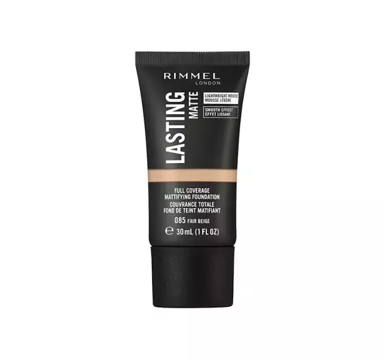 RIMMEL LASTING MATTE FOUNDATION 085 FAIR BEIGE 30ML