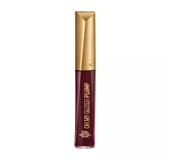 RIMMEL OH MY GLOSS PLUMP LIPPEN VERGRÖSSENDER LIPGLOSS 841 BITTERWEET PLUM 