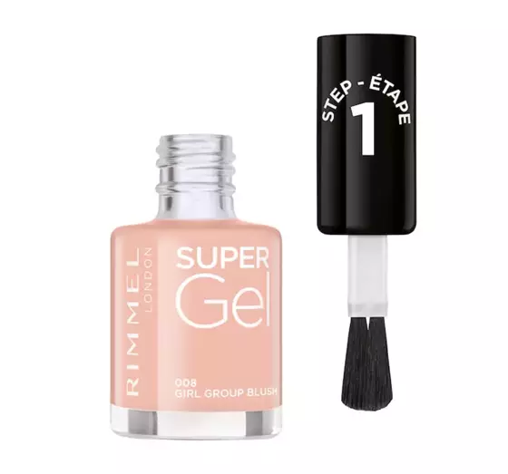 RIMMEL SUPER GEL NAGELLACK 008 GIRL GROUP BLUSH 12ML