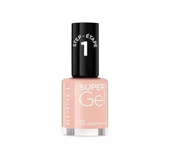 RIMMEL SUPER GEL NAGELLACK 008 GIRL GROUP BLUSH 12ML