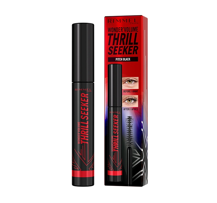 RIMMEL WONDER'VOLUME THRILL SEEKER WIMPERNTUSCHE PITCH BLACK 8ML