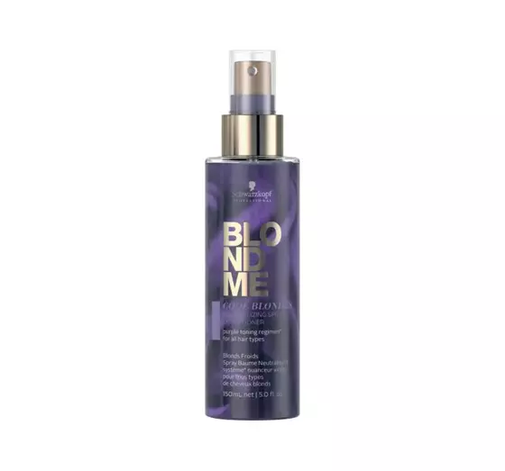 SCHWARZKOPF BLONDME COOL BLONDES NEUTRALISIERENDER SPRAY-CONDITIONER FÜR BLONDES HAAR 150ML