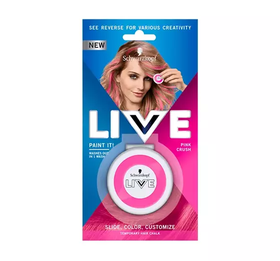 SCHWARZKOPF LIVE PAINT IT ABWASCHBARE HAARKREIDE PINK CRUSH