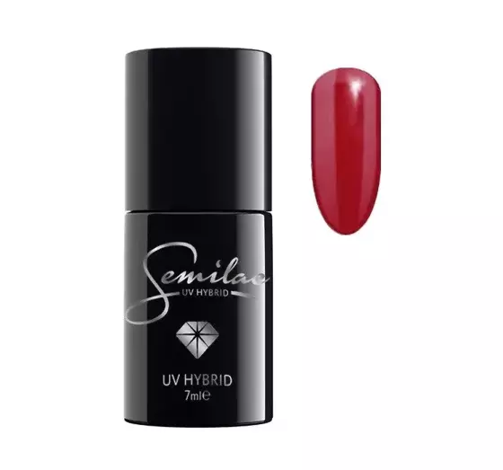 SEMILAC UV HYBRID NAGELLACK DEEP RED 071