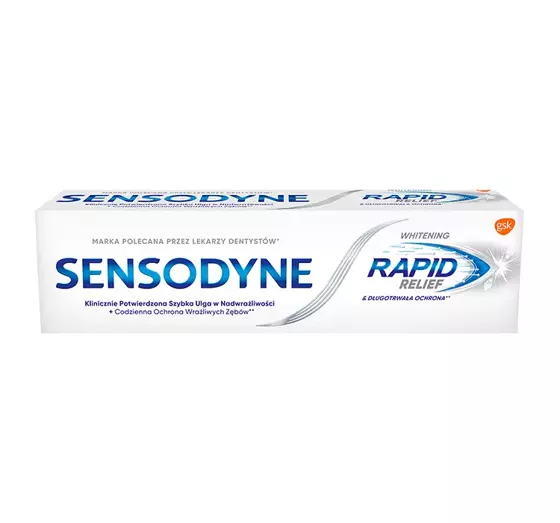 SENSODYNE RAPID RELIEF WHITENING ZAHNPASTA 75 ML