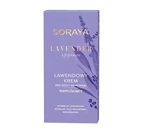 SORAYA LAVENDER ESSENCE FEUCHTIGKEITSSPENDENDE AUGENCREME 15ML