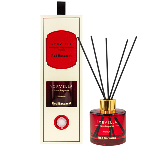 SORVELLA PREMIUM DUFTDIFFUSOR MIT STICKS RED BACCARAT 120ML