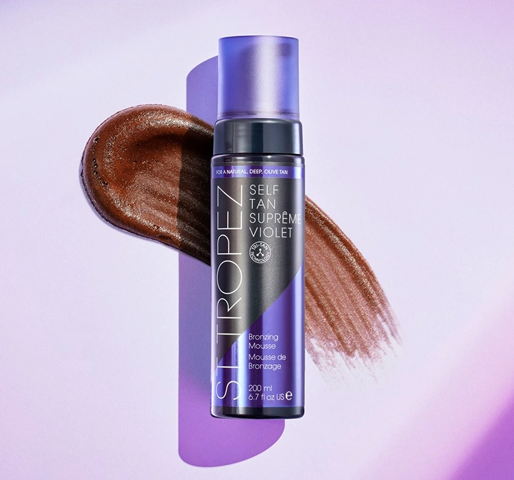 st. tropez self tan ultra dark violet selbstbräungsschaum 200ml ...