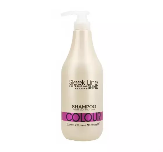 STAPIZ SLEEK LINE COLOUR SHAMPOO FÜR GEFÄRBTES HAAR MIT SEIDE 1000ML