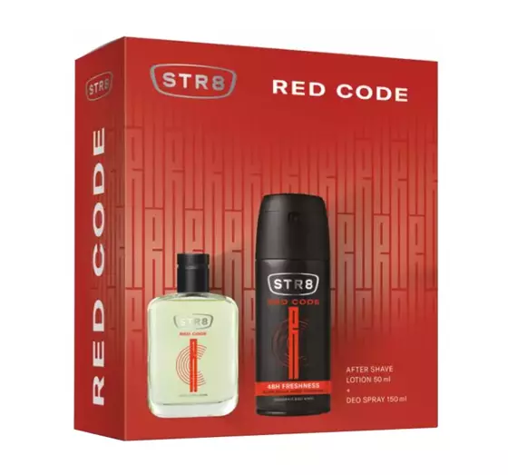 STR8 RED CODE AFTER SHAVE LOTION 50ML + DEODORANT 150ML SET