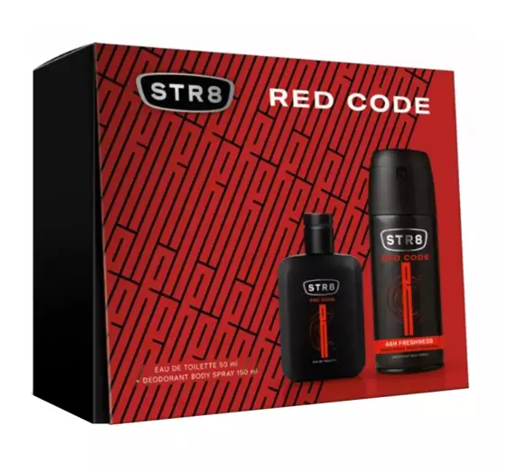 STR8 RED CODE EDT 50ML + DEODORANT 150ML SET