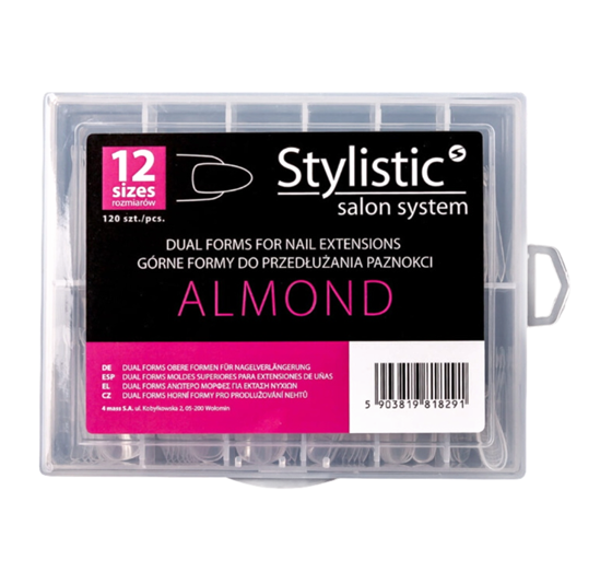 STYLISTIC DUAL FORM FÜR NAGELVERLÄNGERUNG ALMOND 120 STÜCK