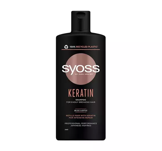 SYOSS KERATIN SHAMPOO FÜR ZERBRECHLICHES HAAR 440ML