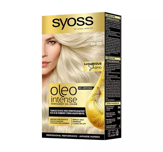 SYOSS OLEO INTENSE HAARFARBE OHNE AMMONIAK 10-50 ASCHBLOND