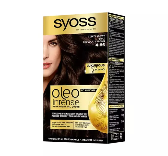 SYOSS OLEO INTENSE HAARFARBE OHNE AMMONIAK 4-86 SCHOKOLADENBRAUN