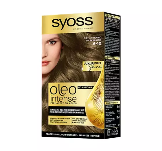 SYOSS OLEO INTENSE HAARFARBE OHNE AMMONIAK 6-10 DUNKELBLOND