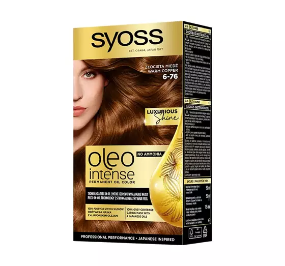 SYOSS OLEO INTENSE HAARFARBE OHNE AMMONIAK 6-76 GOLDKUPFER