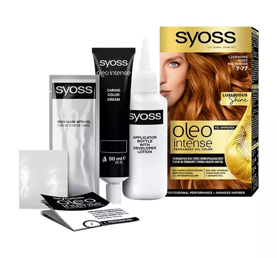 SYOSS OLEO INTENSE HAARFARBE OHNE AMMONIAK 7-77 ROTKUPFER