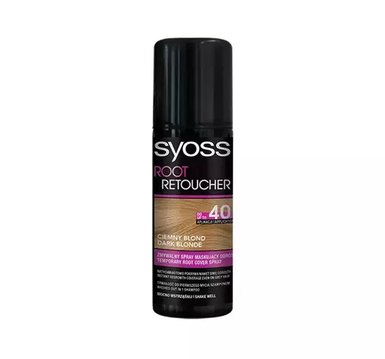 SYOSS ROOT RETOUCHER ABWASCHABRES FARBSPRAY DUNKELBLOND 120ML