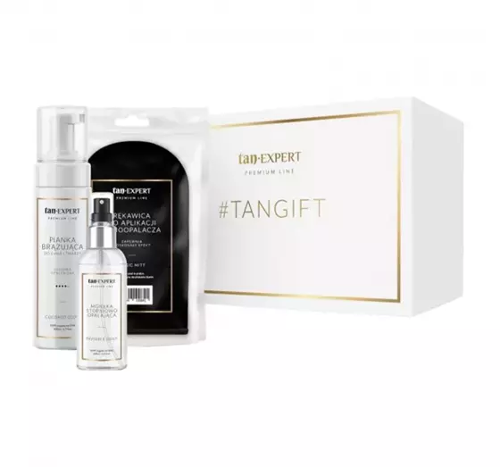 TANEXPERT PREMIUM LINE TANGIFT BRÄUNUNGSKOSMETIKSET SCHAUM + SPRAY + HANDSCHUH