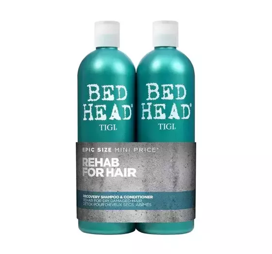 TIGI BED HEAD RECOVERY SHAMPOO 750 ML + SPÜLUNG 750 ML SET